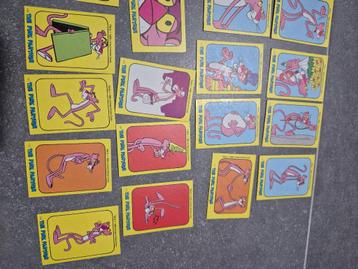 Zeldzame vintage verzamelkaarten the pink panther beschikbaar voor biedingen