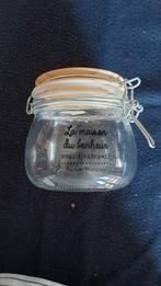 pot en verre, Maison & Meubles, Enlèvement ou Envoi, Utilisé