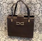 DELVAUX vintage bruine leren tas, Ophalen of Verzenden