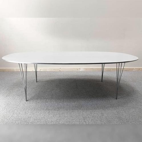 FRITZ HANSEN superellipse door Piet Hein & Bruno Mathsson &, Huis en Inrichting, Tafels | Eettafels, Gebruikt, 50 tot 100 cm, 200 cm of meer