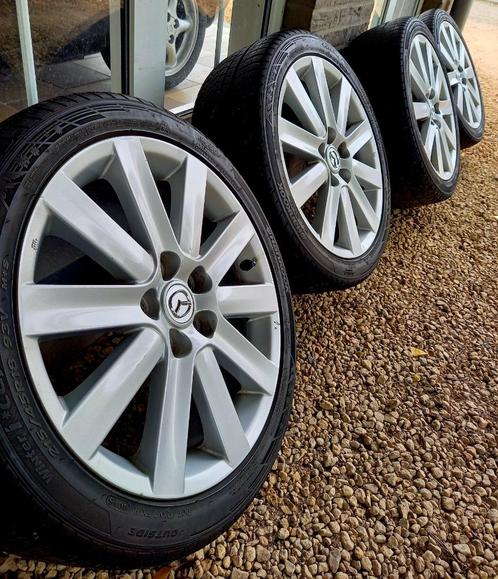 18" Mazda MPS Velgen + Winterbanden Hankook, Auto-onderdelen, Banden en Velgen, Banden en Velgen, Winterbanden, 18 inch, 215 mm