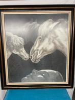 Tekening in houtskool, Antiek en Kunst, Ophalen