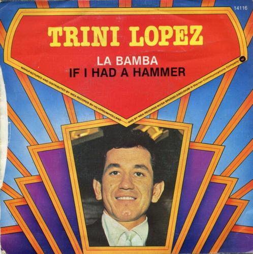 Trini Lopez setje 3x, CD & DVD, Vinyles Singles, Comme neuf, Single, Pop, 7 pouces, Envoi