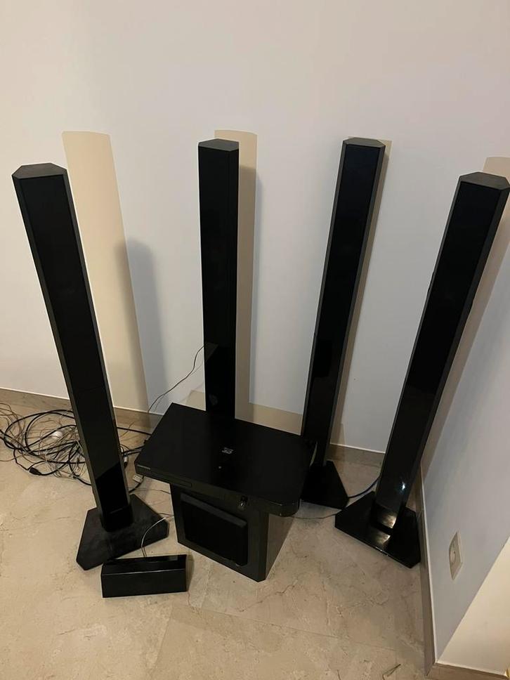 Ensemble home cinéma Samsung 5.1 HT-H5550W Blu-Ray-player, Audio, Tv en Foto, Home Cinema-sets, Gebruikt, Blu-ray-speler, 5.1-systeem