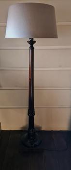 Massief houten staanlamp Made in Italy incl kap, Ophalen, Nieuw, Hout, 150 tot 200 cm