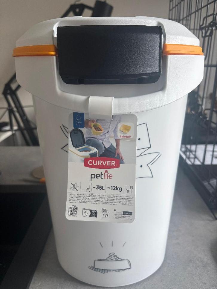 CURVER - VOEDSELCONTAINER, Animaux & Accessoires, Nourriture & Bols pour chiens, Neuf, Enlèvement