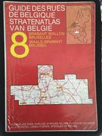Guide des rues Brabant Wallon et Bruxelles ed Standaard 1988, Livres, Carte géographique, Utilisé, Enlèvement ou Envoi, Belgique
