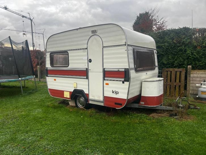 KIP 330 Caravan, Caravans en Kamperen, Caravans, Bedrijf, tot en met 3, 500 - 750 kg, Treinzit, Kip, Ophalen