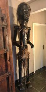 Imposant houten beeld Indonesische krijger, Comme neuf, Enlèvement