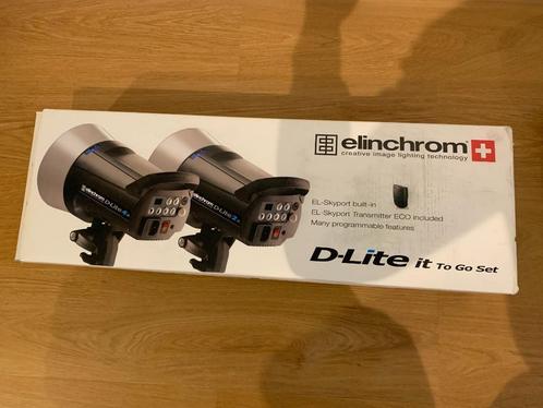 Elinchrom D-Lite 4 It - Kit 2 stuks, Audio, Tv en Foto, Fotografie | Fotostudio en Toebehoren, Zo goed als nieuw, Lamp of Flitsset