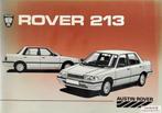 Handboek Rover 213 - 213S - 213SE (Engelstalig), Enlèvement ou Envoi
