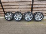 Ridler 695 Chrome Velgen 17"/18" met goede banden, Ophalen, 17 inch, Band(en), Personenwagen