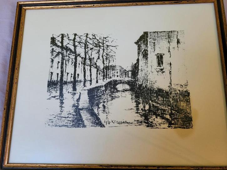 Iginio Kennis, Antiek en Kunst, Kunst | Tekeningen en Fotografie, Ophalen of Verzenden