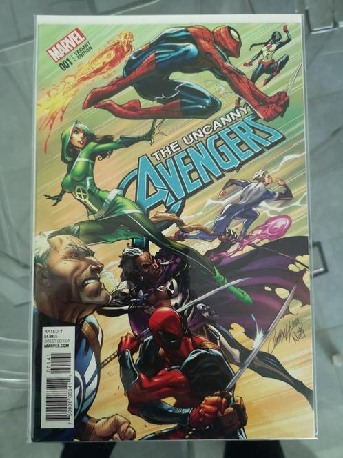 Uncanny Avengers (vol.3) #1 J. Scott Campbell (1:50) variant, Livres, BD | Comics, Neuf, Comics, Enlèvement ou Envoi