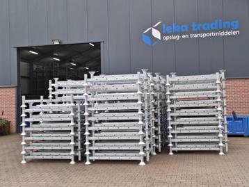 Stapelrek, stapelrack, stapelracken, racks, stalen pallet beschikbaar voor biedingen