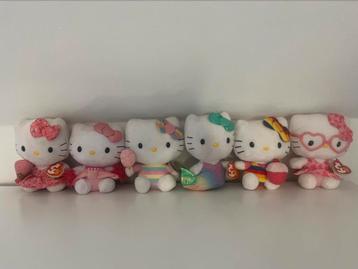 Hello kitty knuffels set (mag ook appart gekocht worden) beschikbaar voor biedingen