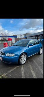 Audi A3 1.8T 20V S-Line 2003, Auto's, Audi, Voorwielaandrijving, Zwart, 4 cilinders, Blauw