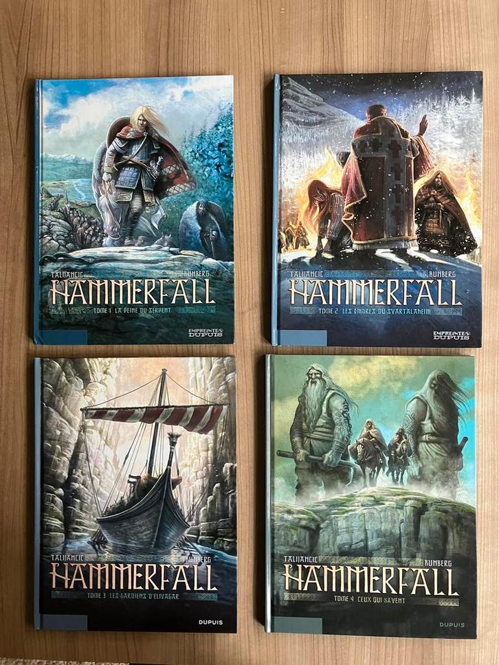 HAMMERFALL : série complète en 4 T - Excel. état, Livres, BD, Utilisé, Série complète ou Série, Enlèvement