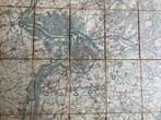 Carte topographique militaire Anvers 1902 sur lin, Livres, Carte géographique, Utilisé, Enlèvement ou Envoi, Institut cartographique militaire