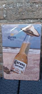 Reclamebord Corona Cerveza (nr 4), Ophalen of Verzenden, Nieuw, Reclamebord, Plaat of Schild, Overige merken
