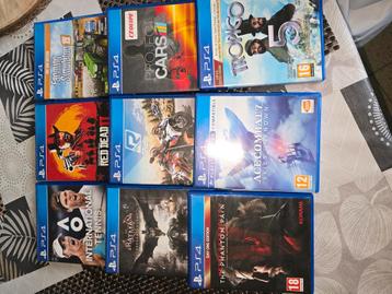 Lot de jeux ps4 9 pcs beschikbaar voor biedingen