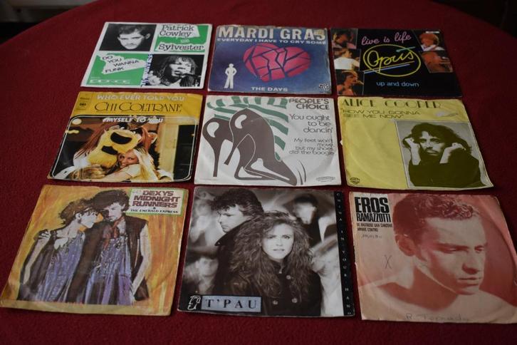 snuffel in 45t's jaren 60/70/80, Cd's en Dvd's, Vinyl Singles, Zo goed als nieuw, Single, Pop, 7 inch, Ophalen of Verzenden