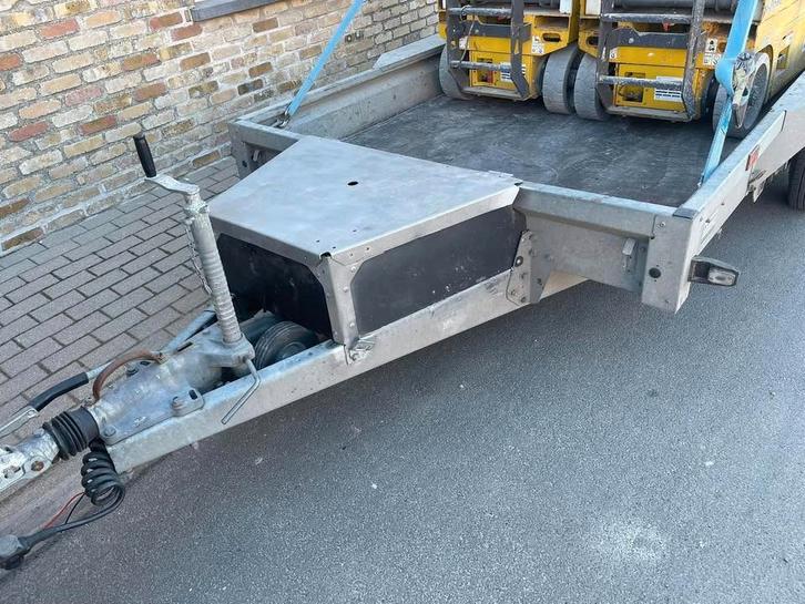 Machinetransporter TE HUUR!!!, Auto diversen, Aanhangers en Bagagewagens, Zo goed als nieuw, Ophalen of Verzenden