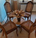 4 antieke stoelen, Huis en Inrichting, Gebruikt, Bruin, Vier, Hout