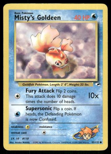 Misty's Goldeen 85/132 - Gym Heroes beschikbaar voor biedingen
