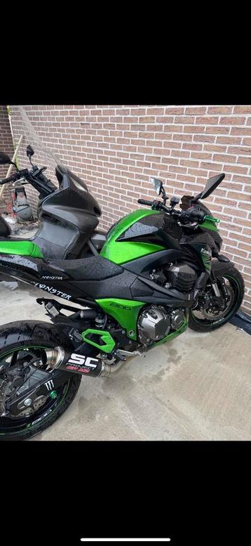 Kawasaki z800 met gekeurde sc project uitlaat 13000km maar!, Particulier
