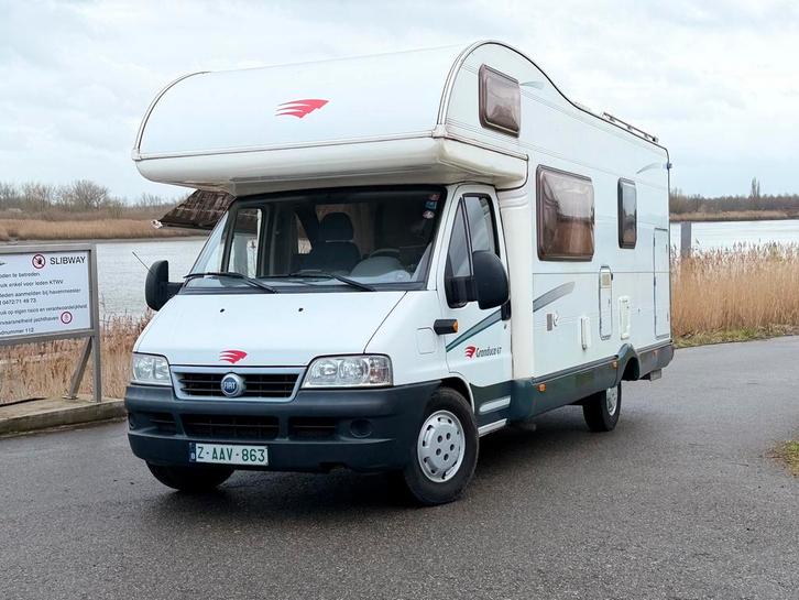 Fiat Ducato Granduca  2.8Jtd 2002 154.000km, Caravans en Kamperen, Mobilhomes, Bedrijf, Fiat, Diesel, Handgeschakeld, Luifel, Ophalen