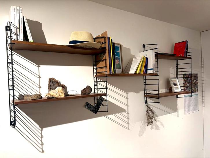 Etagere murale Tomado Teak Triple 1960/70’s, Huis en Inrichting, Woonaccessoires | Wandplanken en Boekenplanken, Gebruikt, Ophalen