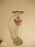 Oud emaille bierglas Carlsberg Biere Danoise ( 2 ), Verzamelen, Ophalen of Verzenden, Zo goed als nieuw, Glas of Glazen, Overige merken