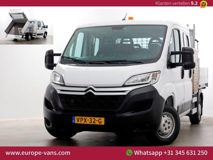 Citroën Jumper 35 2.2 BlueHDi 140pk L2H1 D.C. Kipper Airco 0, Auto's, Bestelwagens en Lichte vracht, Bedrijf, ABS, Airconditioning