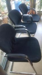 6 stoelen zwart, Huis en Inrichting, Stoelen, Gebruikt, Ophalen of Verzenden