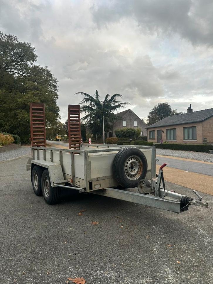 Aanhangwagen dubbelas  3000KG, Auto diversen, Aanhangers en Bagagewagens, Zo goed als nieuw, Ophalen of Verzenden
