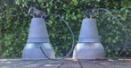 Lampe suspension industrielle, Maison & Meubles, Lampes | Suspensions, Vintage, Enlèvement, Utilisé, Moins de 50 cm