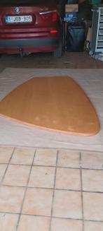 TABLE BOIS CLAIR VERNIE FORME SPÉCIALE, Maison & Meubles, Quatre personnes, 150 à 200 cm, 100 à 150 cm, Enlèvement