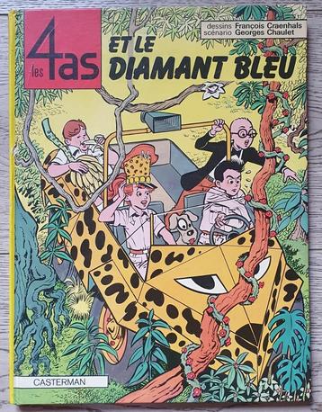 Les 4 As et le Diamant Bleu - Casterman beschikbaar voor biedingen