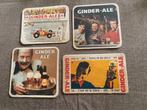 4 vieux sous-bocks  " GINDER ALE ", Verzamelen, Biermerken, Ophalen of Verzenden, Gebruikt, Viltje(s)
