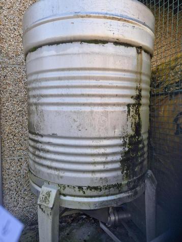 groot inox vat met bolkraan, Enlèvement, Utilisé