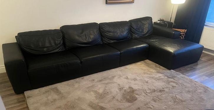 Echt lederen zetel, Huis en Inrichting, Zetels | Zetels, Ophalen