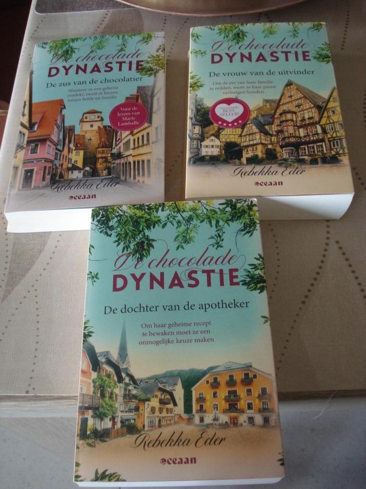 3 delige boekenserie: Rebekka Eder: De Chocolade Dynastie, Boeken, Romans, Gelezen, Ophalen of Verzenden