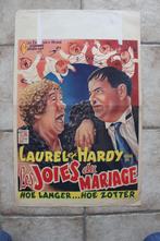 filmaffiche Laurel and Hardy Twice Two filmposter, Comme neuf, Cinéma et TV, Enlèvement ou Envoi, Rectangulaire vertical