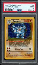 Machamp Holo 1st Edition PSA 9 - 8/102 - Base Set 1999, Hobby en Vrije tijd, Verzamelkaartspellen | Pokémon, Ophalen of Verzenden