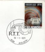 België:16-1-1977:Geïllustreerde stempel: #@AVELGEM ~ R.T.T@#, Met envelop, Frankeerzegel, Ophalen of Verzenden, Gestempeld