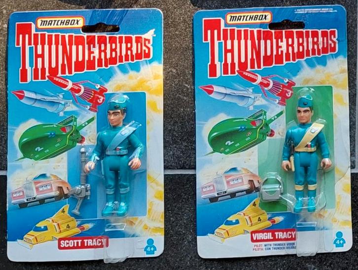 Matchbox Scott Tracy et Virgil Tracy des Thunderbird, Collections, Jouets, Neuf, Envoi