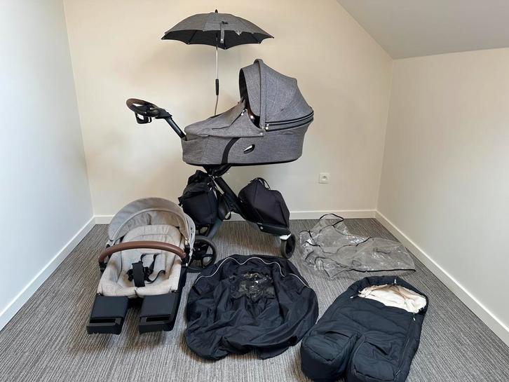 Stokke Xplory Kinderwagen, Kinderen en Baby's, Kinderwagens en Combinaties, Gebruikt, Kinderwagen, Overige merken, Met reiswieg