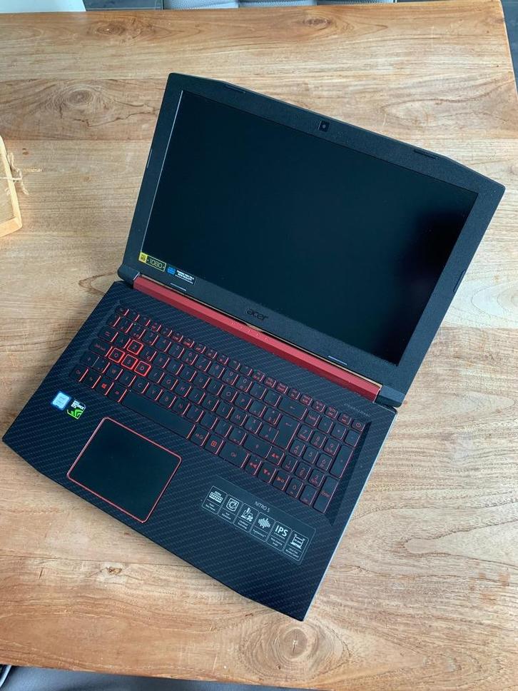 Acer Nitro 5 laptop voor onderdelen, Computers en Software, Windows Laptops, Gebruikt, 15 inch, 3 tot 4 Ghz, 16 GB, Azerty, Met videokaart