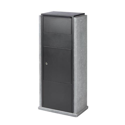 Pakketbrievenbus Blauwsteen Inworp 2233 cm (KB010) – Stijlv, Tuin en Terras, Brievenbussen, Nieuw, Staande brievenbus, Staal, Ophalen